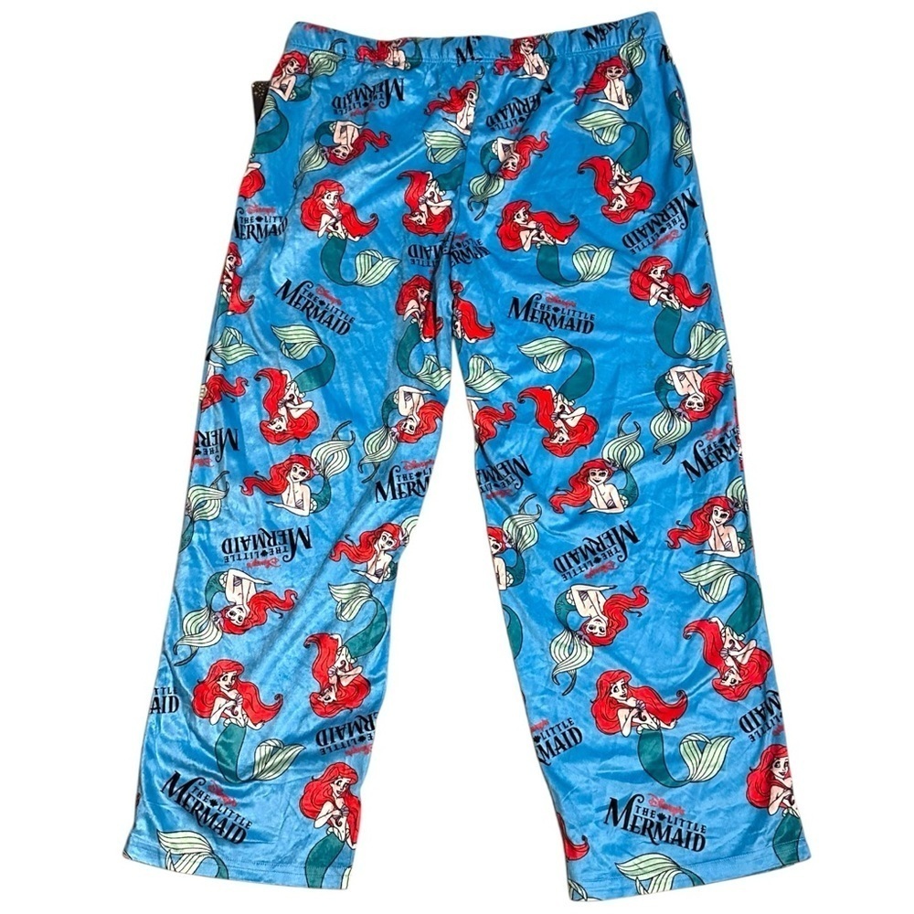Disney Princess Little Mermaid Ariel Pajama Pants 3X Soft & Cozy Lounge Pants - Picture 2 of 4